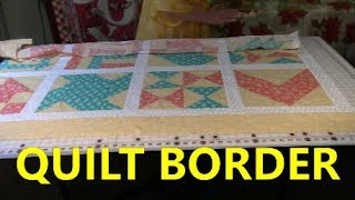 Beginners Sampler Quilt Border  The Sewing Room Channel [upl. by Clarinda]