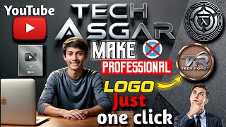 Logo Design  Logo Kaise Banaye  Youtube logo kaise banaye  How to make logo for youtube channel [upl. by Weaks72]