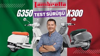 LAMBRETTA X300 ve G350 Test [upl. by Armahs]