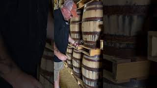 Sampling straight from the barrel texasbourbon bourbon whiskey hillcountry texas [upl. by Furey]