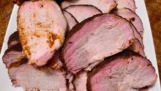 DRY BRINED SMOKED PORK LOIN [upl. by Angelle]