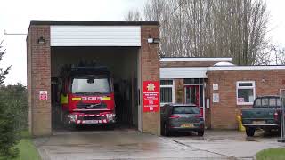 Suffolk Fire amp Rescue Service Wickhambrook WrL62reg Volvo FL Turnout March 2024 [upl. by Atekin462]