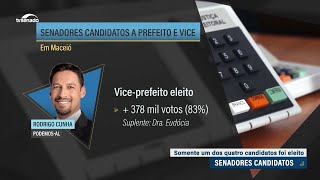 Composição do Senado póseleições Rodrigo Cunha é eleito viceprefeito de Maceió [upl. by Mace]