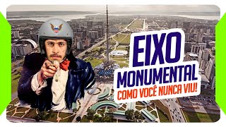 O Eixo Monumental de Brasília como você nunca viu [upl. by Holleran]