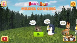 Masha Kasha amp The Bear Cooking  FIRST COOKING [upl. by Wylie724]