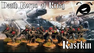 Death Korps of Krieg Print assemble and paint Kasrkin [upl. by Tena384]