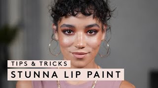 TIPS amp TRICKS STUNNA LIP PAINT  FENTY BEAUTY [upl. by Eibbil]