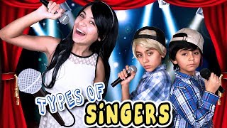 Types of Singers  Lip Sync Battle Shorties on Nickelodeon  GEM Sisters [upl. by Cirilo]