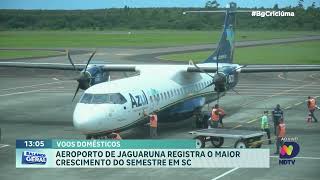 Recorde de crescimento aeroporto de Jaguaruna em SC se destaca [upl. by Kahler941]