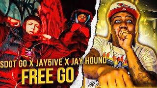 Sdot Go x Jay5ive x Jay Hound  Free Go Official Music Video BmgReacts [upl. by Eybbob]