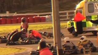 Worst Karting Crash Caught on Camera [upl. by Maltzman]