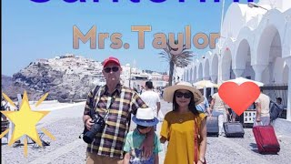 Santorini Greece🇬🇷 Shopping in Fira town2018 MrsTaylor Ep2 [upl. by Amii67]