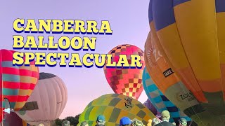 Balloon Spectacular at Canberra CanberraEvents visitcanberra CanberraBalloonSpectacular [upl. by Airetal]