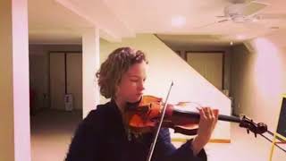 Hilary Hahn practicing [upl. by Storm]