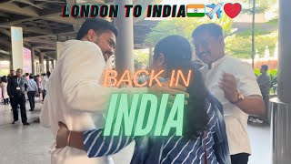 Emotional🥹Back in India after almost 2 years🇮🇳❤️india london marathivlog SakshiDarekar [upl. by Xenophon]