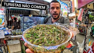 Provando COMIDAS BIZARRAS na Tailândia 😳 🇹🇭 [upl. by Sissel]