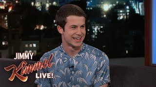 Dylan Minnette on 13 Reasons Why High School amp Looking Like Jimmy Kimmel [upl. by Ahseat]