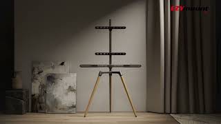 EES65OG Easel Studio TV Floor Stand by EZYmount [upl. by Hpesojnhoj]