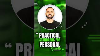 Practical Standards For Personal Growth  personalgrowth shorts [upl. by Ez436]