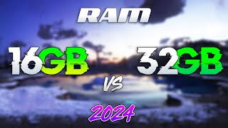 16GB RAM vs 32GB RAM in 2024 [upl. by Aninep816]