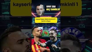 Yapay Zeka Haftanın Süper Lig Maçlarını Tahmin Ediyor 0104 Kasım PART3 süperlig [upl. by Seth138]