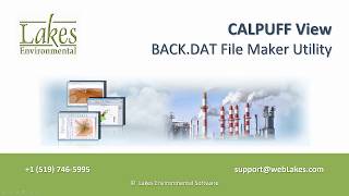 CALPUFF View Background Data File Maker Utility [upl. by Stevie103]