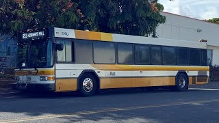 TheBus Honolulu HI Route 651 Puohala  Windward Mall Bus 296 2013 Gillig 40 Diesel ⛽️ Low Floor [upl. by Winni]