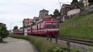 Mit dem NPZZüge der Appenzellerbahnen im Fahrt [upl. by Iruam]