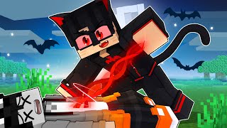 JOGANDO como um GATO VAMPIRO no Minecraft [upl. by Hinckley]