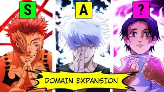 I Ranked Each Domain Expansion in Jujutsu Kaisen… Here’s the Best [upl. by Tan]