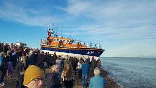 Final Farewell Launch for Suffolks Aldeburgh Lifeboat  Freddie Cooper Sunday 27th October 2024 [upl. by Whitnell465]