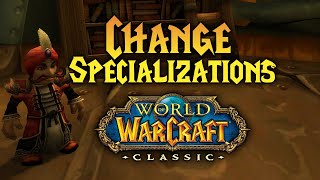 How to Change Profession Specializations in WoW Classic Soothsaying for Dummies [upl. by Tobie]