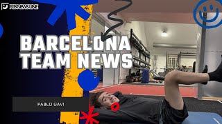 BARCELONA Gavis Grit Back in the Gym After ACL Surgery 💪🏋️‍♂️ Gavi RoadToRecovery [upl. by Chema]