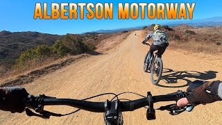 Upper Albertson Motorway Trail  Mountain Biking  Thousand Oaks CA [upl. by Revlys]