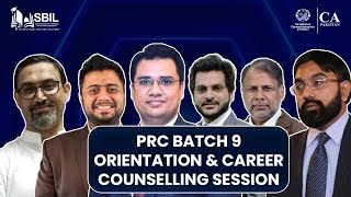 SBIL  PRC  Batch 9  Orientation Session amp Career Counselling Session [upl. by Hamal]