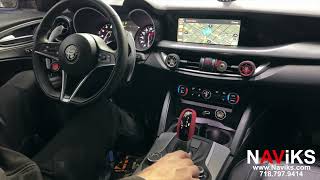 2018  2022 Alfa Romeo Stelvio Apple CarPlay  Android Auto Wired amp Wireless  USB Media Player [upl. by Aurie]