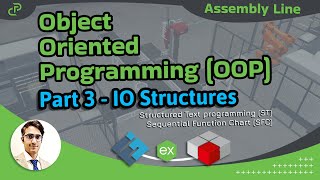 Part3 PLC Object Oriented Programming OOP of Assembly Line by Codesys simulated in factory IO [upl. by Lane]