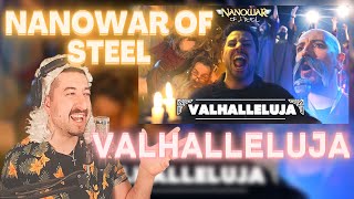 FIRST TIME REACTING  NANOWAR OF STEEL  Valhalleluja ft Angus McFife from Gloryhammer [upl. by Aerdnaxela607]