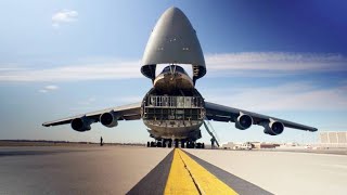 The Amazing Way Cargo is Loaded onto a C5 Galaxy Plane [upl. by Magnusson]