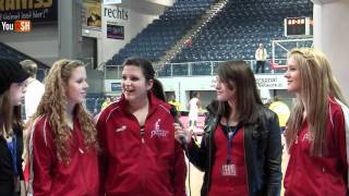 YOU RSH zu Besuch bei den Brose Baskets Cheerleadern quotBamberg Piratesquot [upl. by Sheelah]