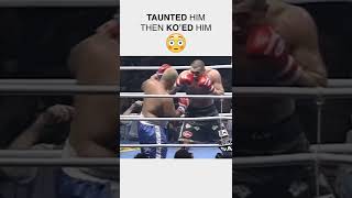 Mark Hunt Taunted Him…Then SLEPT HIM kickboxing markhunt knockout [upl. by Marelda]