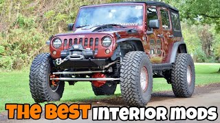 THE BEST Jeep Wrangler interior mods [upl. by Yelram]