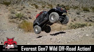 Wild Wheeling Redcat Racing Everest Gen7 Pro Exploring Rough OffRoad Terrain [upl. by Stronski]