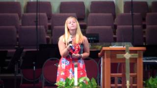 Brynn McGlamery  Revelation Song  Due West UMC [upl. by Neltiac231]