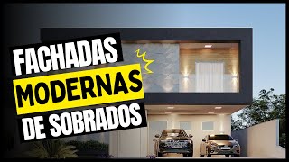 40 Fachadas Modernas de Sobrados [upl. by Garda]