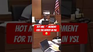 Hot Mic in YSL trial while Woody on the stand yslwoody shortsfeed court [upl. by Eblehs]