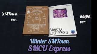 Unboxing AESPA  Winter SMTOWN SMCU Express aespa amp SMTOWN ver [upl. by Ahtnams]