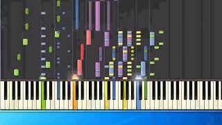 Piano Tutorial SynthesiaGigi DAgostino  The Riddle hb [upl. by Kcirnek]