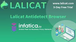 Infatica P2B Proxy Network Service Integration With Lalicat Antidetect Browser [upl. by Nylirehs]