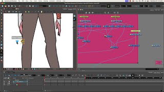 Rigging a 360 Character in Harmony Premium Part 2 the Knee Crease [upl. by Ellehsim]